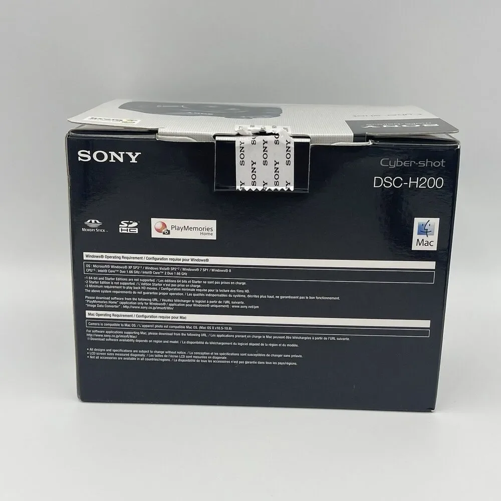 Sony Cyber-Shot DSC-H200 20.1MP 26x Digital Camera - *BATTERY COMPARTMENT STUCK*